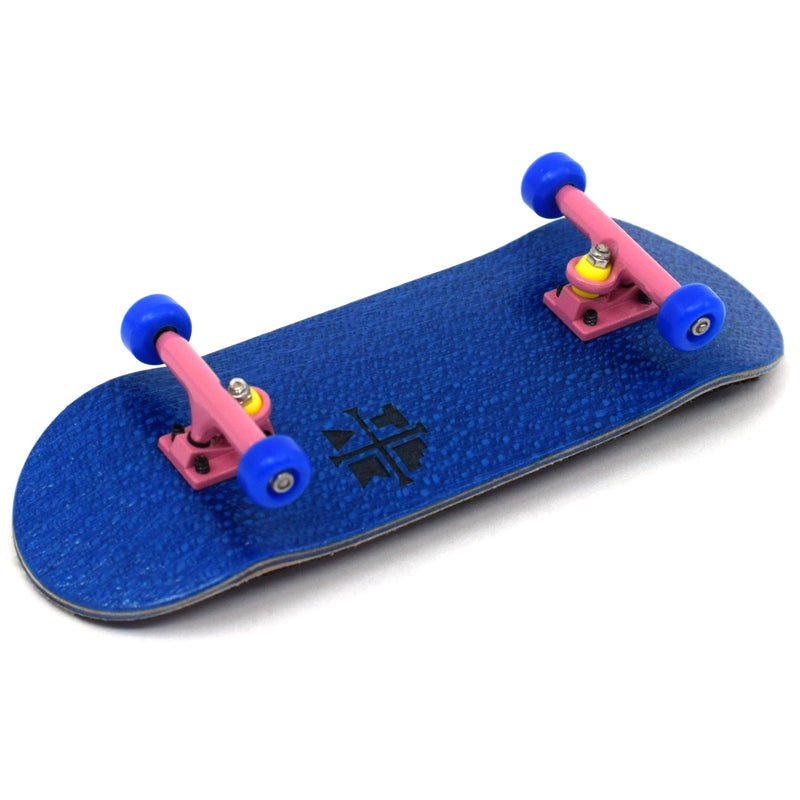 Teak Tuning 32mm Pro Fingerboard Complete - Fully Assembled with Pro Level Components - Pro Shaped Wooden Deck (32x97mm), UltraSpin Bearing Wheels, Prodigy Gen2 Trucks - The Bubble Gum - Image 2